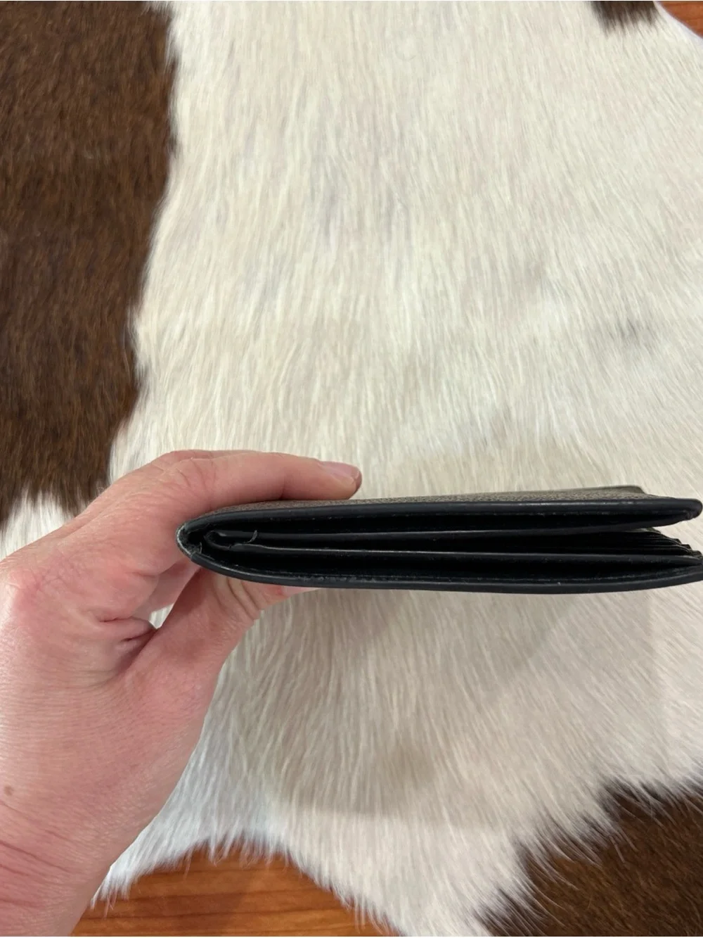 Michael Kors Cooper Bifold Wallet Monogram Jet Set Mens Brown